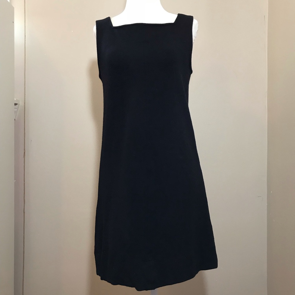 DVF Black Shift Dress